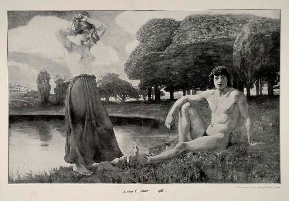 Idyll Ludwig Von Hofmann, 1908